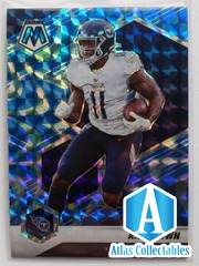 2021 Panini Mosaic A.J. Brown Blue Reactive Prizm Tennessee Titans #195